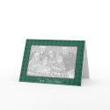 Card Template - Christmas Holly by pawtraitart Card Template - Christmas Holly