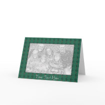 Card Template - Christmas Holly by pawtraitart Card Template - Christmas Holly