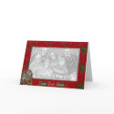 Card Template - Christmas Mouse by pawtraitart Card Template - Christmas Mouse