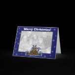 Card Template - Christmas Reindeer