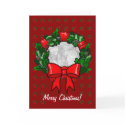 Card Template - Christmas Wreath