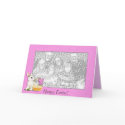 Card Template - Easter Bunny by pawtraitart Card Template - Easter Bunny
