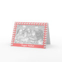 Card Template - Easter Bunny Border by pawtraitart Card Template - Easter Bunny Border