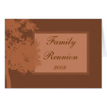 Card Template - Family Reunion