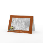 Card Template - Goldfinch Border
