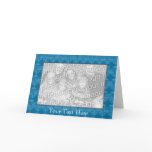 Card Template - Hanukkah Menorah