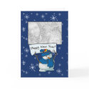 Card Template - Happy New Year! by pawtraitart Card Template - Happy New Year!