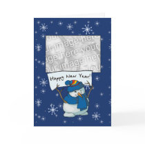 Card Template - Happy New Year! by pawtraitart Card Template - Happy New Year!