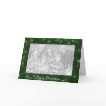 Card Template - Holly Mosaic