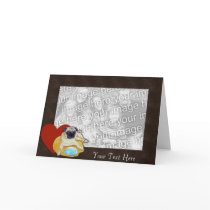 Card Template - I Love Pugs by pawtraitart Card Template - I Love Pugs