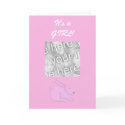 Card Template - It's a Girl!
