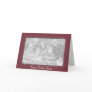 Card Template - Mauve Mosaic Border