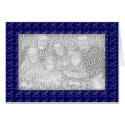 Card Template - Mosaic Blue Tile by pawtraitart Card Template - Mosaic Blue Tile