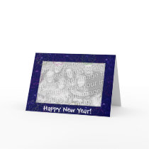 Card Template - New Year Fireworks