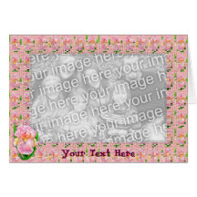 Card Template - Pink Iris