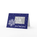 Card Template - Snowflakes