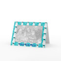 Card Template - Snowman Border