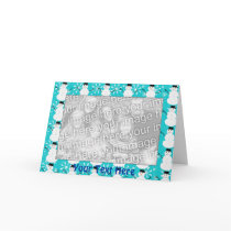 Card Template - Snowman Border