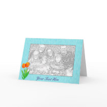 Card Template - Spring Tulips