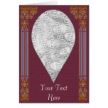 Card Template - Teardrop Tile Border