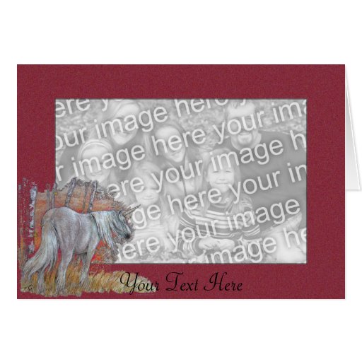 Card Template - Unicorn Border | Zazzle