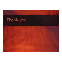Card - Thank You - Red LED Wash Lighting