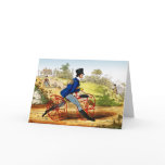 Card: The Hobby Horse:  Bicycle Prototype
