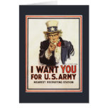 Card: Uncle Sam - I Want You