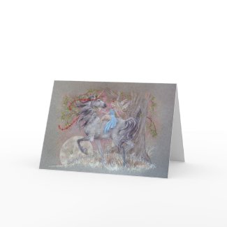 Card - Unicorn Fairy Valentine card