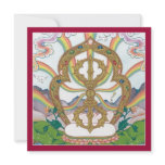 CARD Vajra (Tib.Dorje) - square card with envelope Invitations