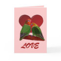 Card - Valentine's Day Lovebirds