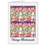 Card: Vintage Bridesmaids Modernized