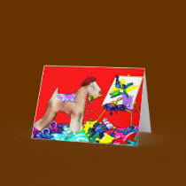 Card:  Wheaten Terrier Artist