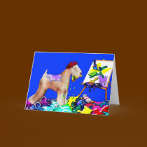 Card:  Wheaten Terrier Artist