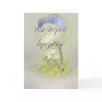 Card - With Deepest Sympathy by dizzypixels Card - With Deepest Sympathy