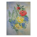 Card with flower poem