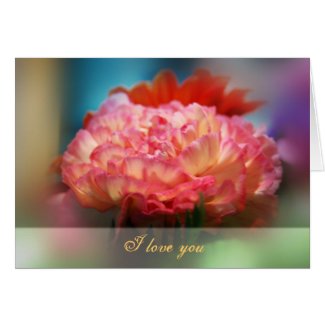 Card with love message