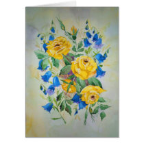 Card with romantic poem inside