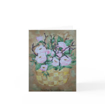 Card with thank you poem inside