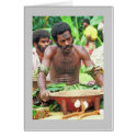 Card, "Young Man at Yaqona Bowl" by Theoldsouthpacific Card, "Young Man at Yaqona Bowl"