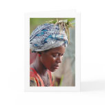 Card, "Young Woman Picking Rice"