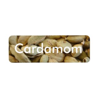 Cardamom label