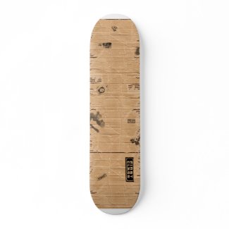Cardboard skateboard