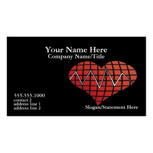 Cardiac Business Card (front side)