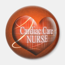 CARDIAC CARE (HEART) NURSE REFRIGERATOR MAGNETS