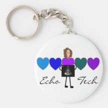 Cardiac Echo Technician Unique Gifts Keychains