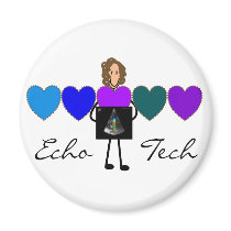 Cardiac Echo Technician Unique Gifts magnets by gailg1957 Cardiac Echo Technician Unique Gifts magnets