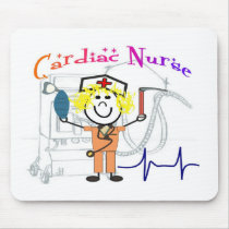 Cardiac Nurse Unique and Adorable Gifts mousepads by gailg1957 Cardiac Nurse Unique and Adorable Gifts mousepads