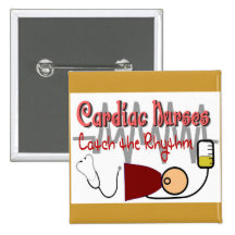 CARDIAC NURSES "CATCH the RHYTHM" Buttons