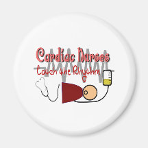 CARDIAC NURSES "CATCH the RHYTHM" Fridge Magnets